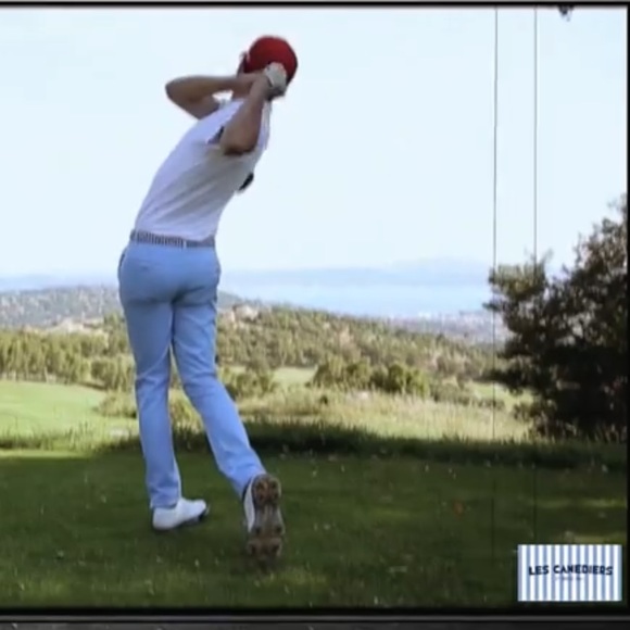 NWT🇫🇷 Les Canebiers Chino Tartane Pants - Sky Blue - Picture 7 of 8